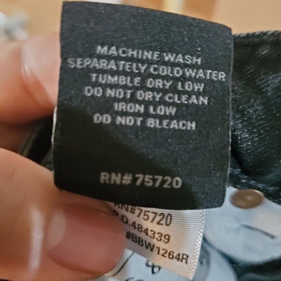 Buckle Black Jeans Womens Size 27 Black Bootcut Distressed Stretch Denim - Picture 5 of 12